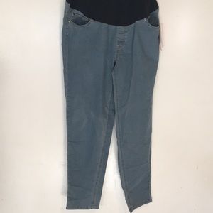 Rumor has it Maternity skinny Jeans Size 1X NEW Designer back pockets comfy Soft